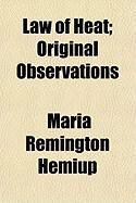 Produktbild: Law of Heat; Original Observations