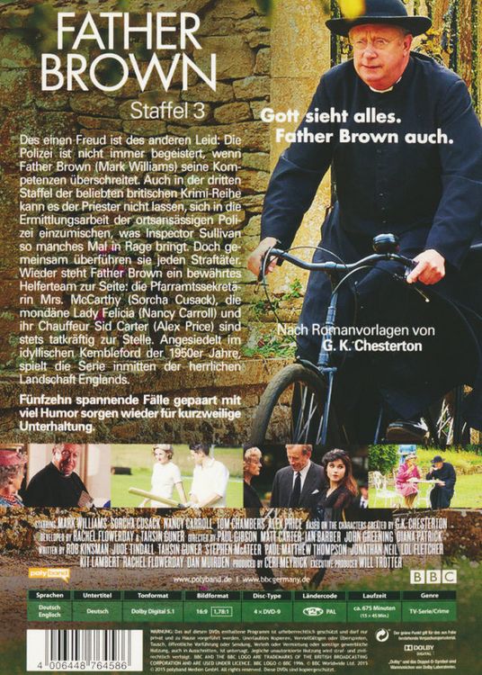 Produktbild: Father Brown - Staffel 3 [4 DVDs]