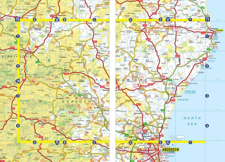 Produktbild: Scotland A-Z Road Atlas
