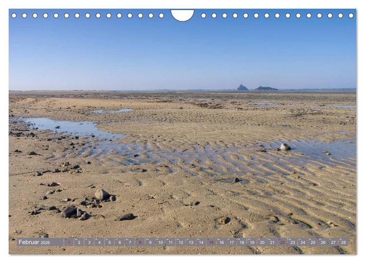 Produktbild: Le Mont-Saint-Michel - Sagenumwobener Klosterberg im Watt (Wandkalender 2026 DIN A4 quer), CALVENDO Monatskalender