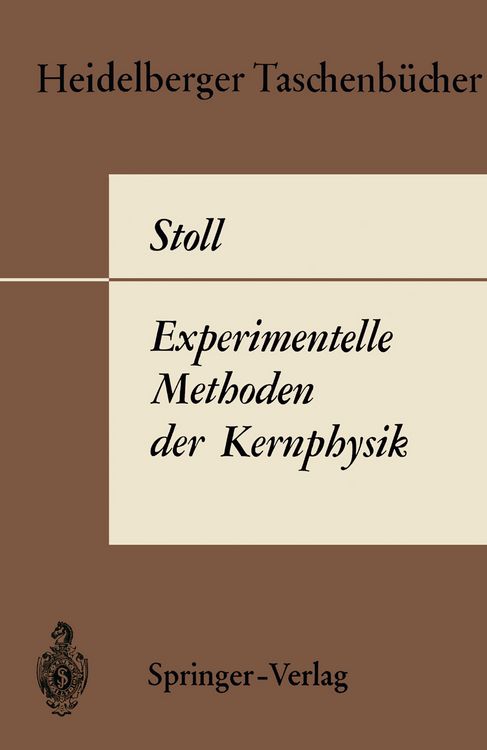 Produktbild: Experimentelle Methoden der Kernphysik