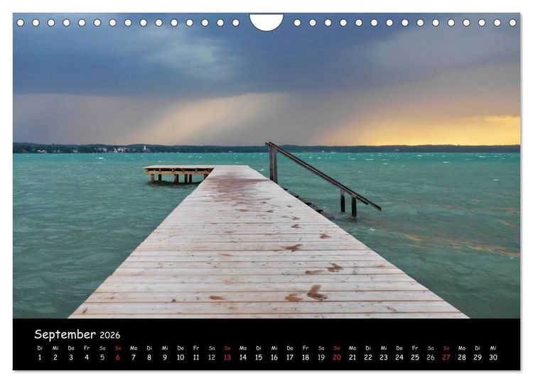 Produktbild: Starnberger See - Silent Moments (Wandkalender 2026 DIN A4 quer), CALVENDO Monatskalender