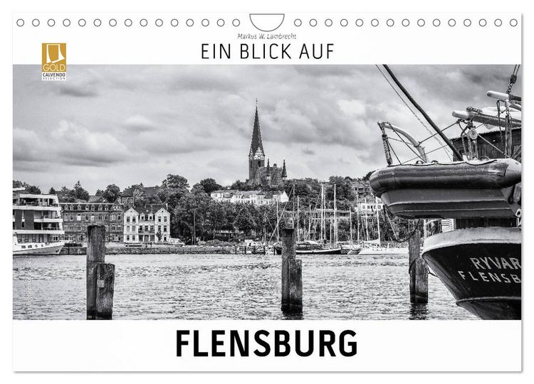 Produktbild: Ein Blick auf Flensburg (Wandkalender 2026 DIN A4 quer), CALVENDO Monatskalender