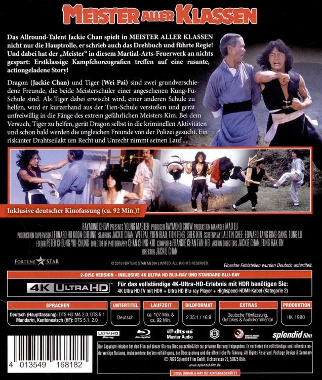 Produktbild: Meister aller Klassen - Legacy Collection LTD. - 4K HDR 2-Disc Limited Edition (4K Ultra HD) (+ Blu-ray)