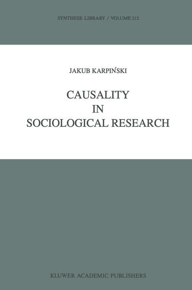 Produktbild: Causality in Sociological Research