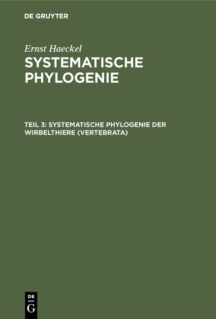 Produktbild: Systematische Phylogenie der Wirbelthiere (Vertebrata)