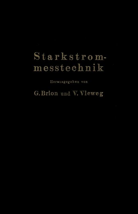 Produktbild: Starkstromme&szlig;technik