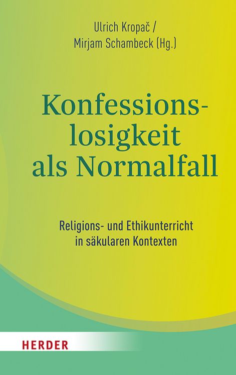 Produktbild: Konfessionslosigkeit als Normalfall