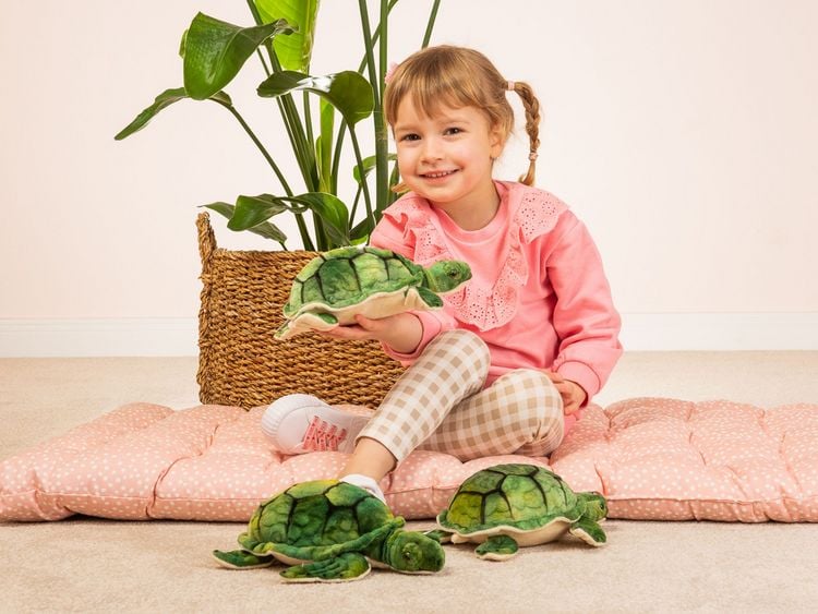Produktbild: Teddy Hermann 90034 - Wasserschildkr&ouml;te, 23 cm, Pl&uuml;schtier