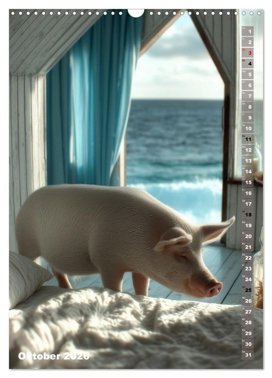 Produktbild: White Life (Wandkalender 2026 DIN A3 hoch), CALVENDO Monatskalender