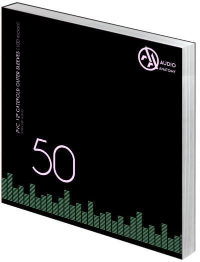 Produktbild: Deluxe Schallplatten Innenh&uuml;llen Antistatisch Schwarz 80 gr - 50 St&uuml;ck