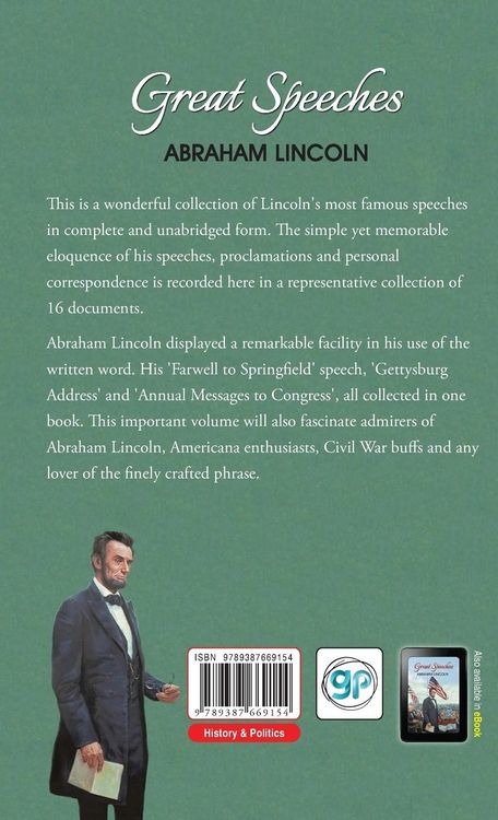 Produktbild: Great Speeches of Abraham Lincoln