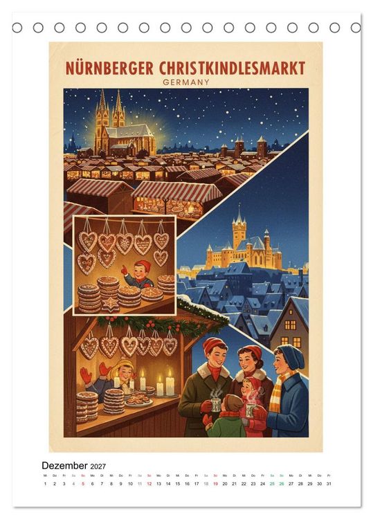Produktbild: Sehnsucht Deutschland &ndash; Die Mid-Century Collection (Tischkalender 2027 DIN A5 hoch), CALVENDO Monatskalender