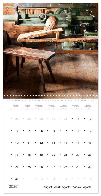 Produktbild: South Tyrol the last mills (Wall Calendar 2026 12 &times; 12 Inch) CALVENDO 12 Month Wall Calendar