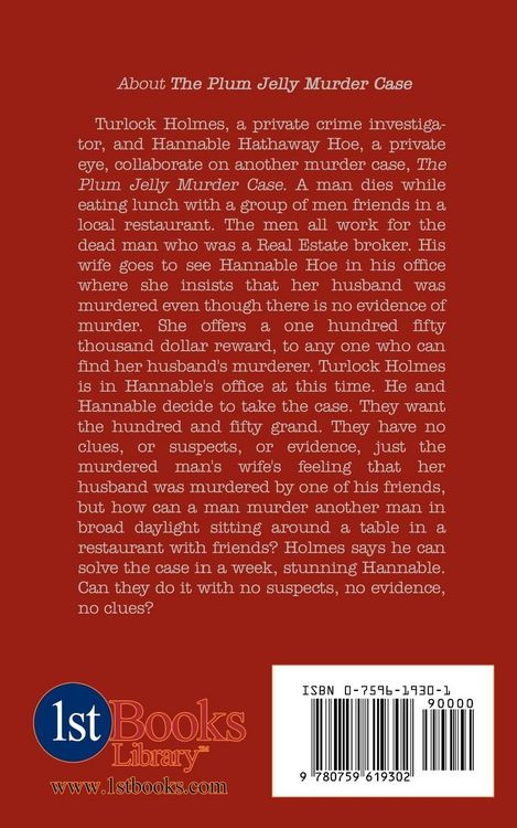 Produktbild: The Plum Jelly Murder Case
