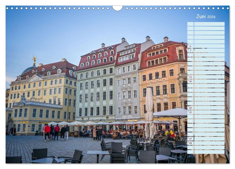 Produktbild: Dresden an der Elbe - Der Planer (Wandkalender 2026 DIN A3 quer), CALVENDO Monatskalender