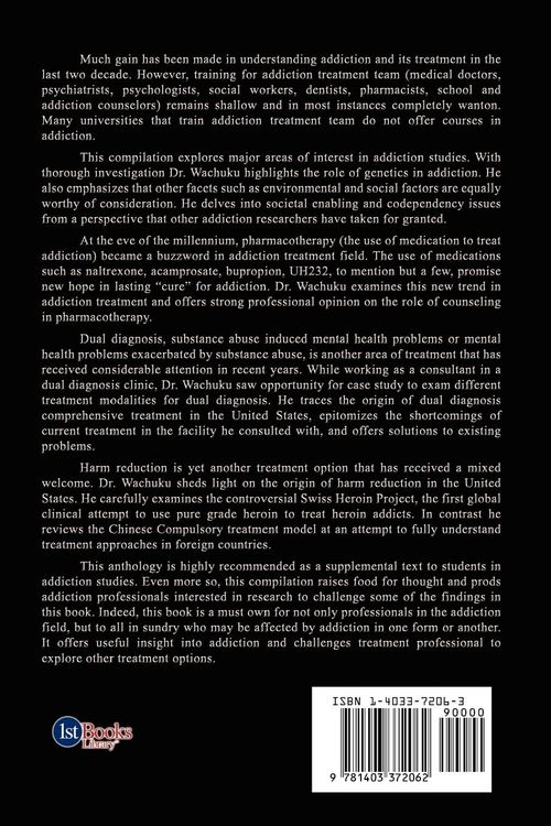 Produktbild: Anthology of Monographs on Addiction Studies