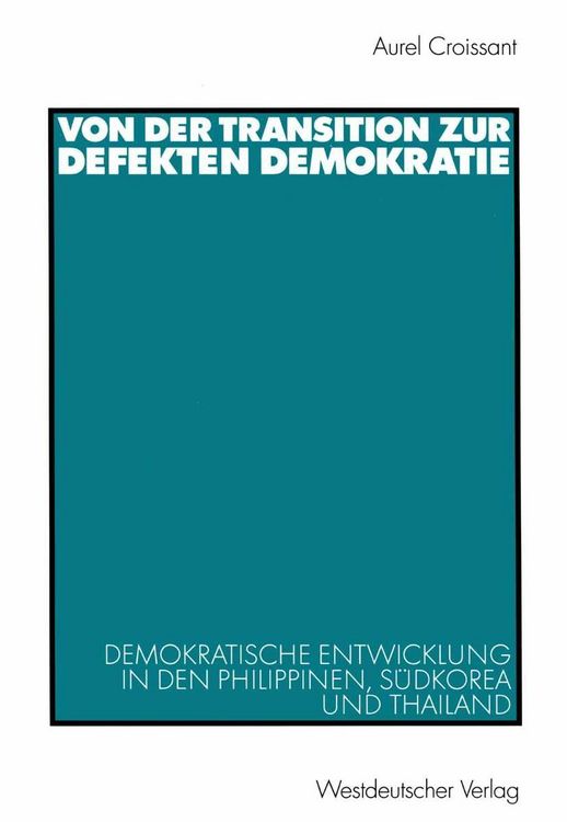 Produktbild: Von der Transition zur defekten Demokratie