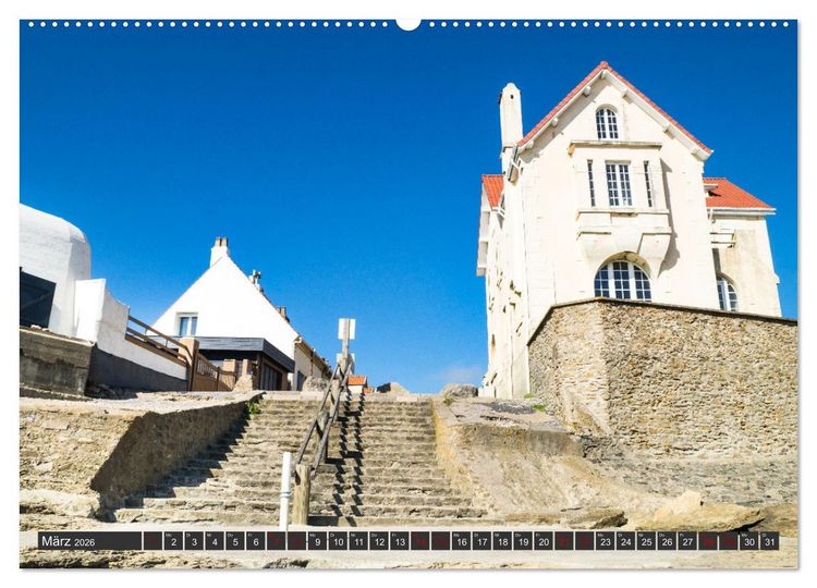 Produktbild: Frankreichs Norden - Entlang der C&ocirc;te d'Opale (Wandkalender 2026 DIN A2 quer), CALVENDO Monatskalender