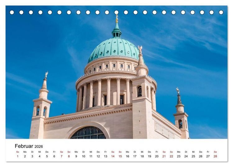 Produktbild: Potsdam - Ein Spaziergang Durch Zeitlose Eleganz (Tischkalender 2026 DIN A5 quer), CALVENDO Monatskalender