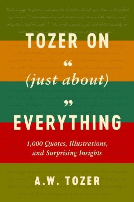 Produktbild: Tozer on (Just About) Everything