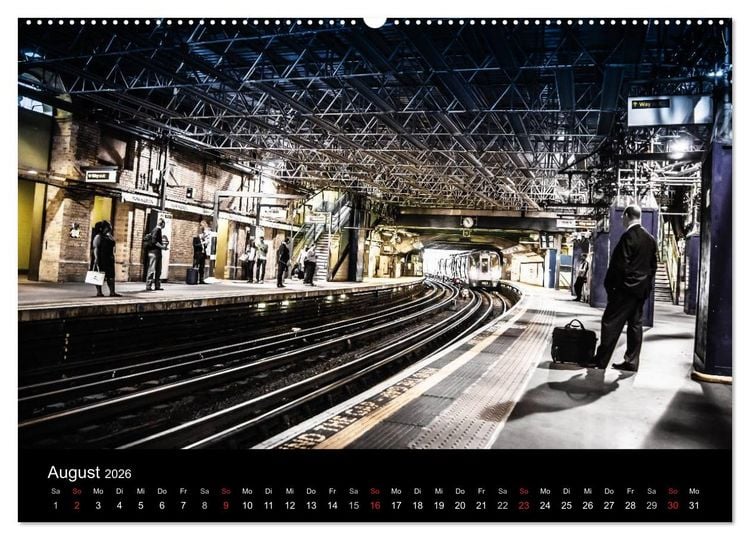 Produktbild: London - street view (Wandkalender 2026 DIN A2 quer), CALVENDO Monatskalender