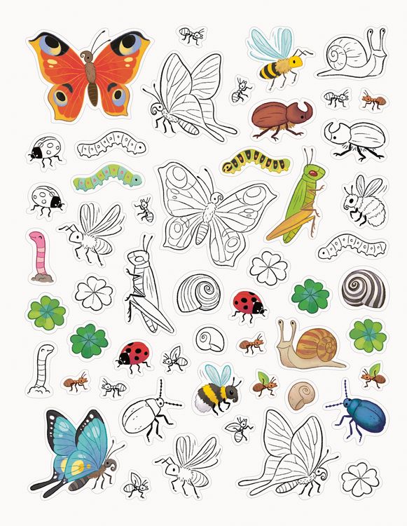 Produktbild: Mein Ausmalstickerbuch - Fr&uuml;hling