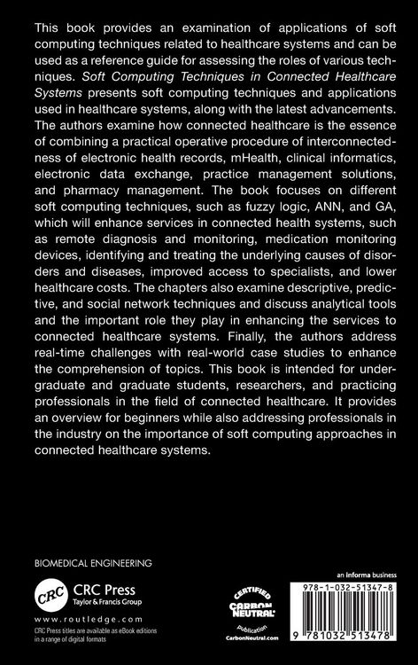 Produktbild: Soft Computing Techniques in Connected Healthcare Systems