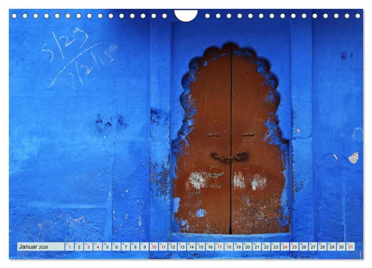 Produktbild: Typisch Indien - Jodhpur (Wandkalender 2026 DIN A4 quer), CALVENDO Monatskalender