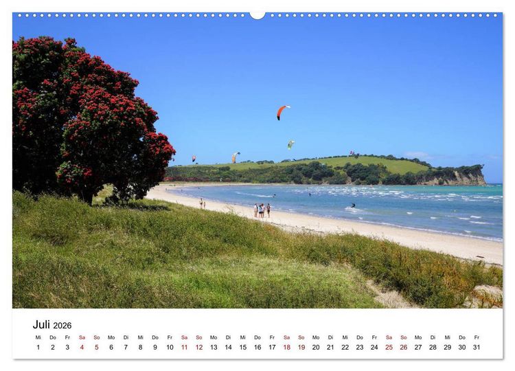 Produktbild: Auckland und Umgebung 2026 (hochwertiger Premium Wandkalender 2026 DIN A2 quer), Kunstdruck in Hochglanz
