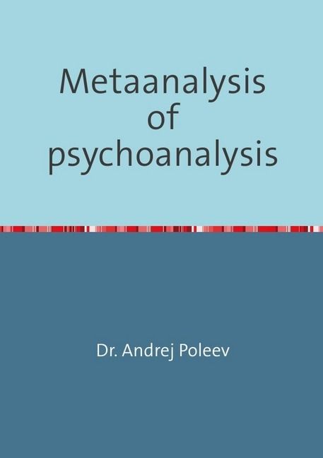 Produktbild: Metaanalysis of psychoanalysis