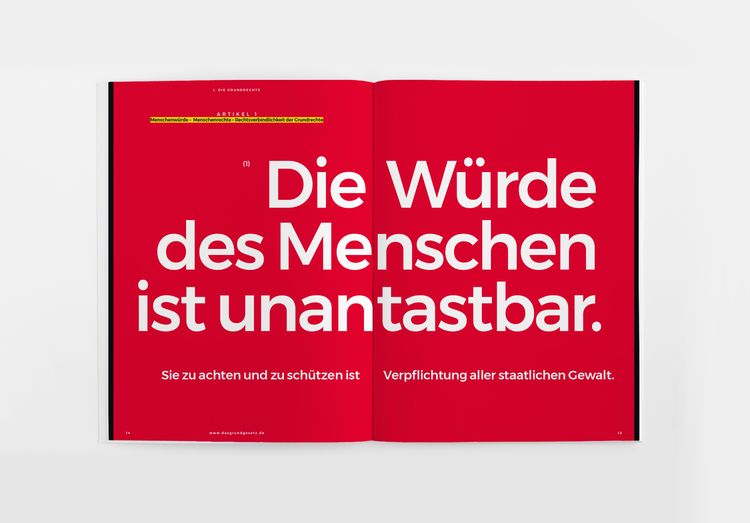 Produktbild: Das Grundgesetz als Magazin - 75 Jahre