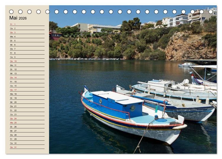Produktbild: Gro&szlig;er Grieche Kreta (Tischkalender 2026 DIN A5 quer), CALVENDO Monatskalender