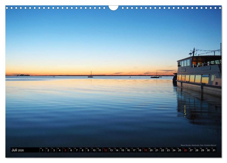 Produktbild: Steinhuder Meer, Momentaufnahmen von Christine Bienert (Wandkalender 2026 DIN A3 quer), CALVENDO Monatskalender