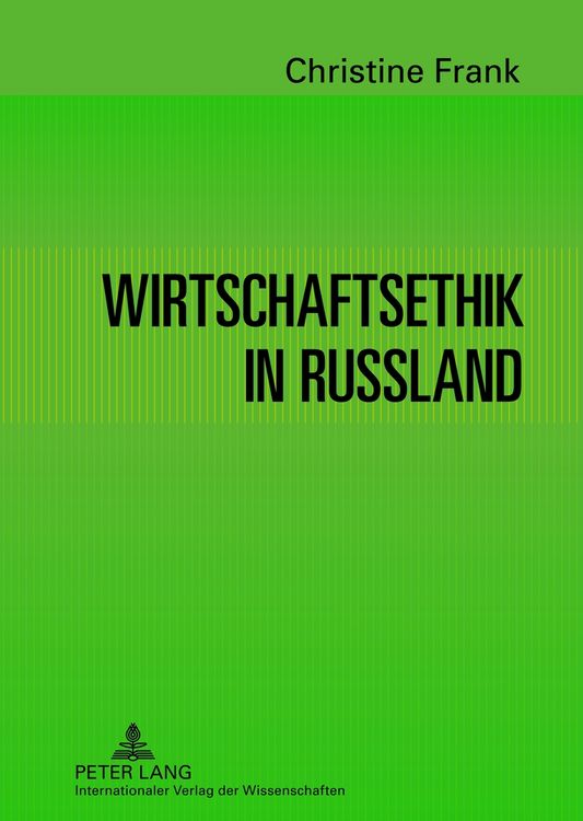 Produktbild: Wirtschaftsethik in Russland