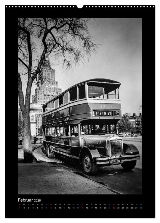 Produktbild: New York in Ansichten von 1936 (Wandkalender 2026 DIN A2 hoch), CALVENDO Monatskalender