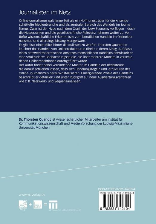Produktbild: Journalisten im Netz