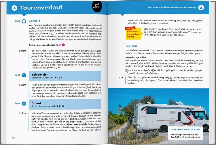 Produktbild: MARCO POLO Camper Guide Bretagne & Normandie