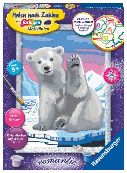 Ravensburger CreArt 28695 - Süßer Waschbär - Malen nach Zahlen für Ravensburger CreArt 28695 - Süßer Waschbär - Malen nach Zahlen für