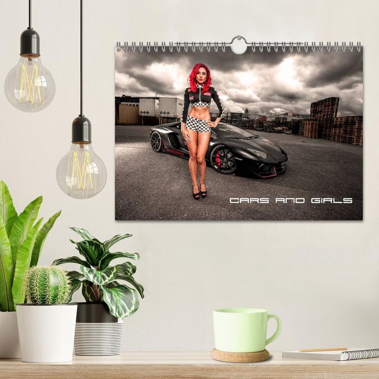 Produktbild: Cars and Girls (Wandkalender 2026 DIN A4 quer), CALVENDO Monatskalender