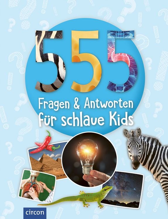 Produktbild: 555 Fragen & Antworten f&uuml;r schlaue Kids