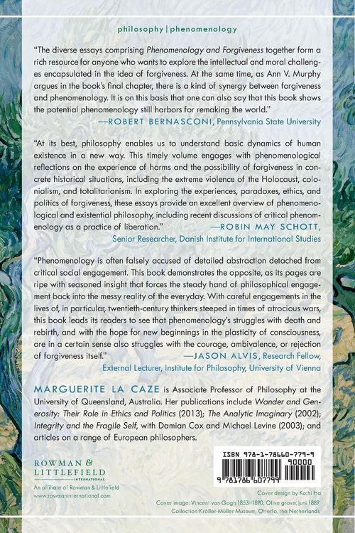 Produktbild: Phenomenology and Forgiveness