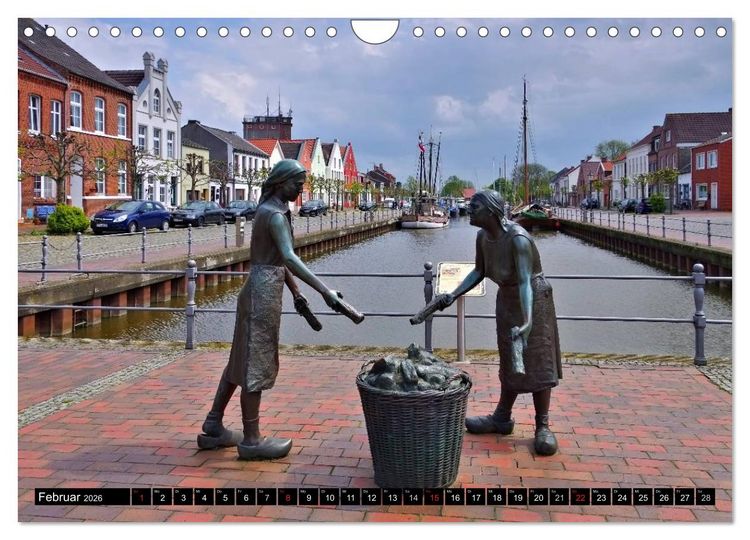 Produktbild: Papenburg und das Rheiderland (Wandkalender 2026 DIN A4 quer), CALVENDO Monatskalender