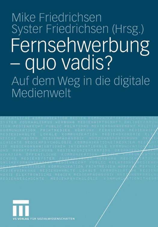 Produktbild: Fernsehwerbung - quo vadis?