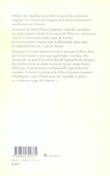 Produktbild: Lecture du Banquet de Platon