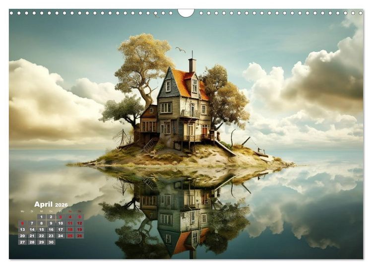 Produktbild: Fantastische Inselwelten (Wandkalender 2026 DIN A3 quer), CALVENDO Monatskalender
