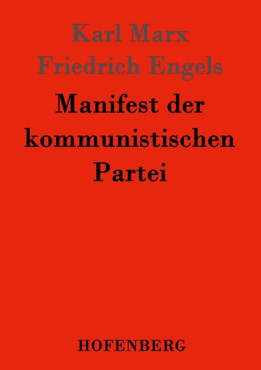Produktbild: Manifest der kommunistischen Partei