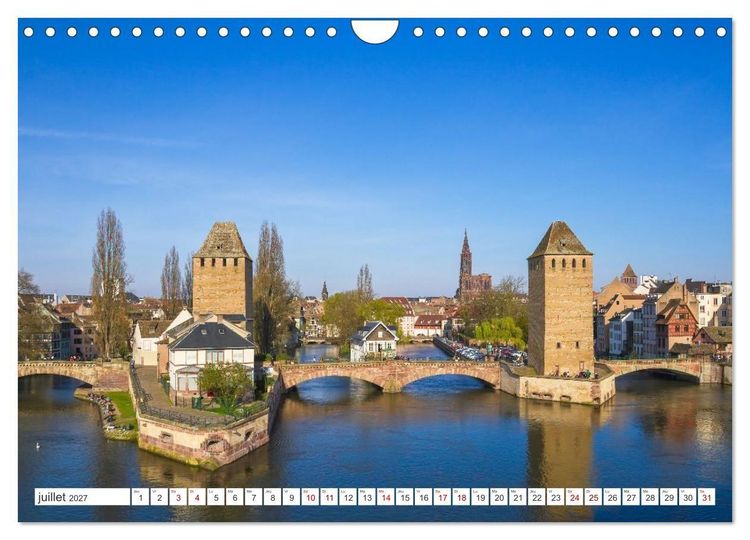 Produktbild: Strasbourg - Ville d'histoire et de charme au c&oelig;ur de l'Europe (Calendrier mural 2027 DIN A4 vertical), CALVENDO calendrier mensuel