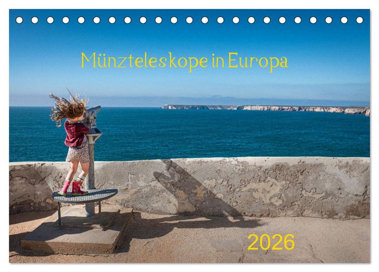 Produktbild: M&uuml;nzteleskope in Europa (Tischkalender 2026 DIN A5 quer), CALVENDO Monatskalender