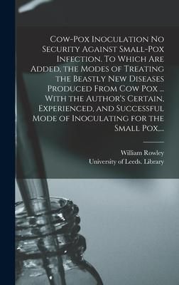 Produktbild: Cow-pox Inoculation No Security Against Small-pox Infection. To Which Are Added, the Modes of Treating the Beastly New Diseases Produced From Cow Pox